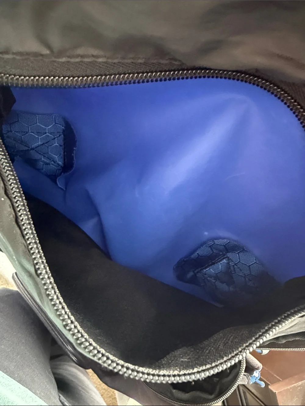 Marucci Charge baseball Bat Bag Backpack Blue and Black